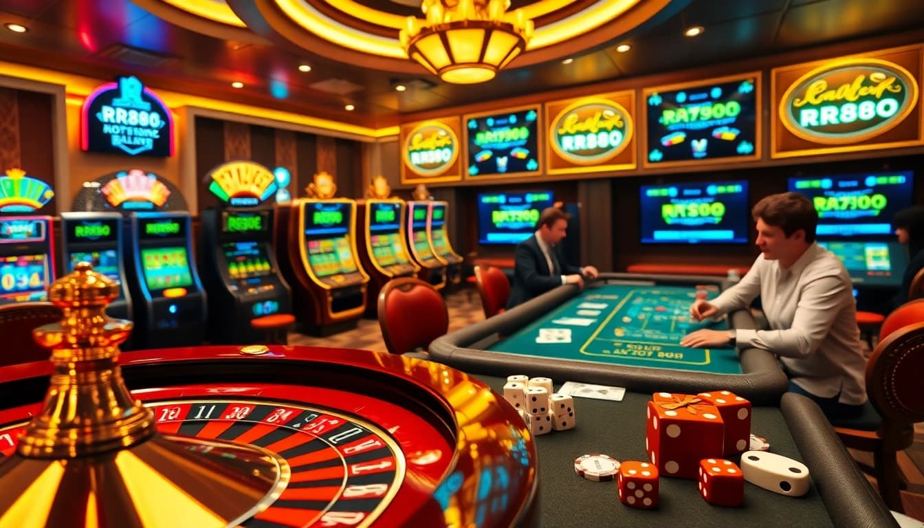 Win big with exciting games and promotions at https://rr88.bar/ in this vibrant casino scene.