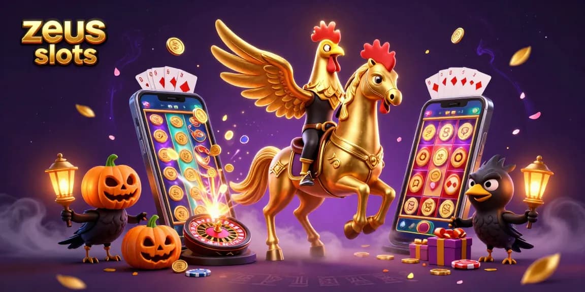 Experience zeus slots magic in a vibrant 3D casino scene with dynamic game elements.