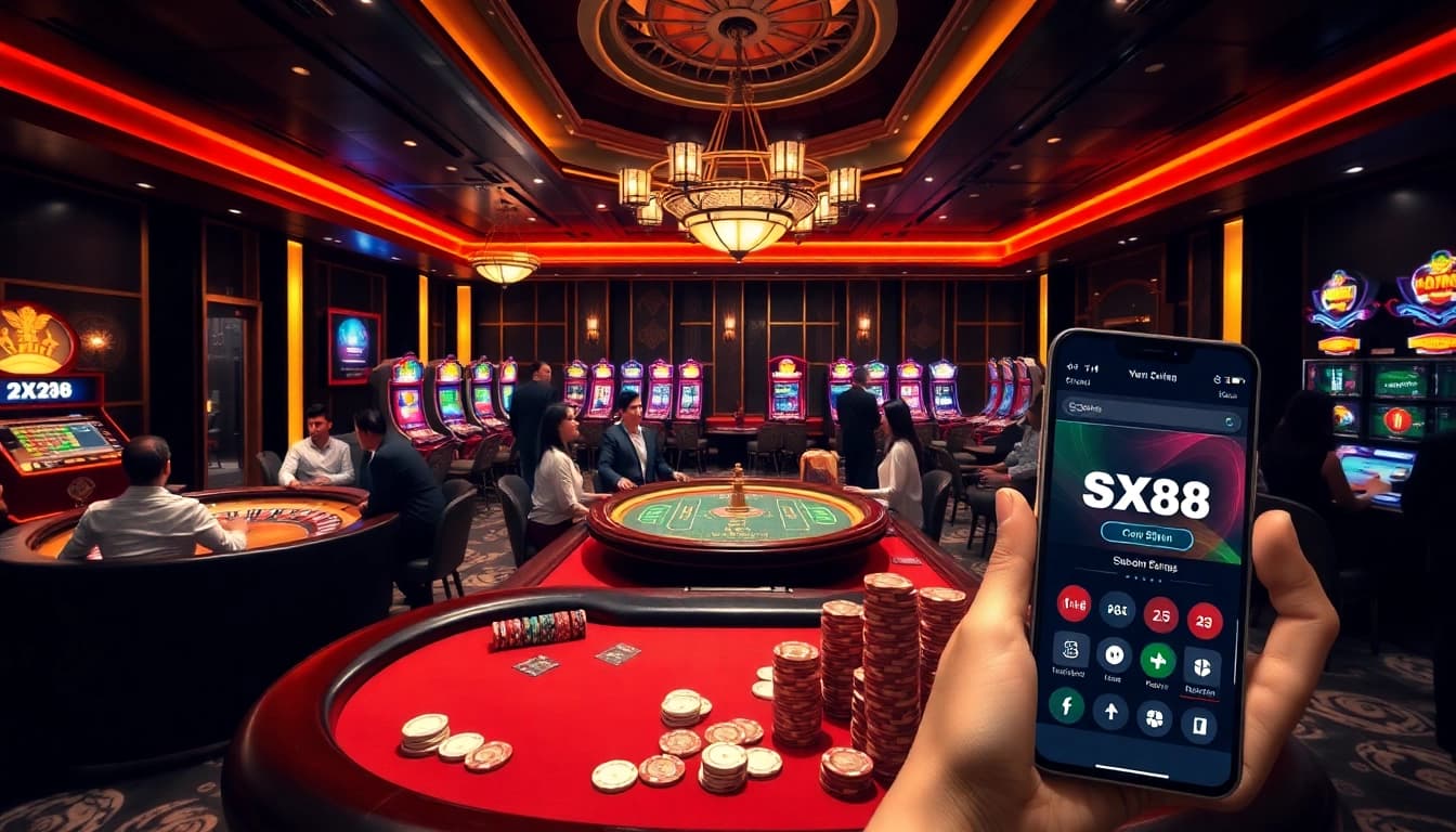 Experience thrilling gameplay at https://sx88.gold/ with luxurious poker tables and vibrant slot machines.