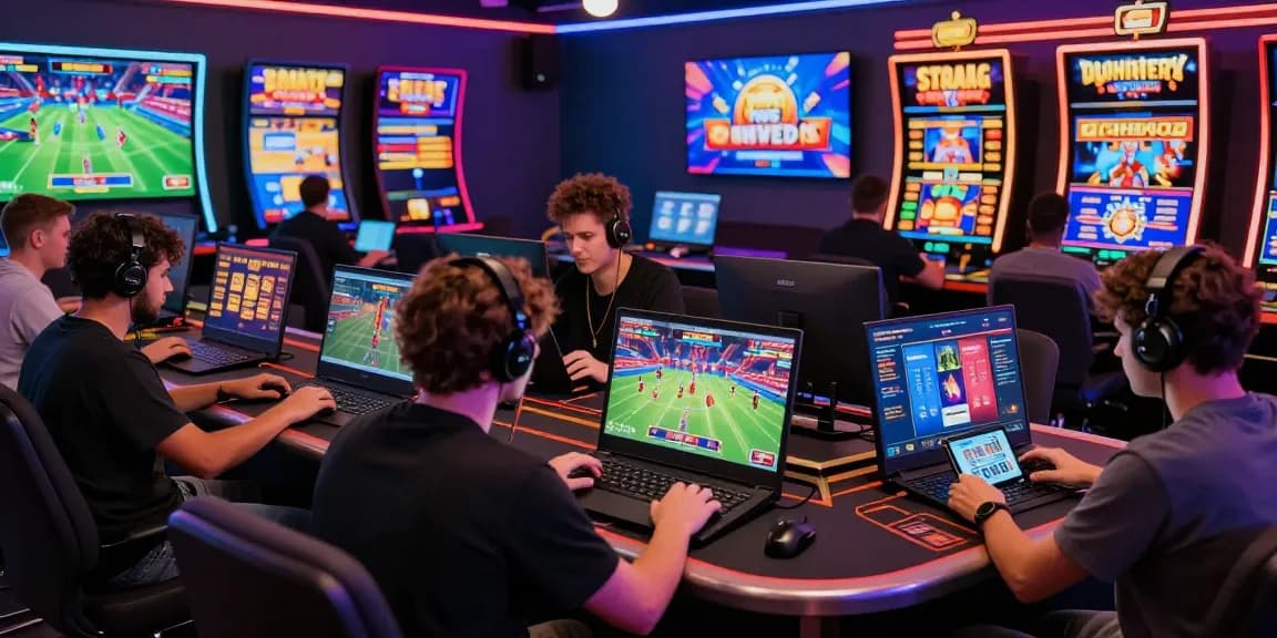 Engaged players on OPEN88 exploring dynamic online gaming in a vibrant digital environment.