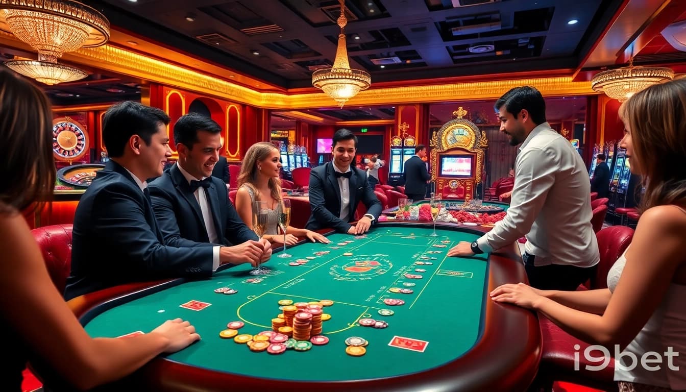 I9Bet offers an exciting gambling experience with vibrant casino games and professional dealers.