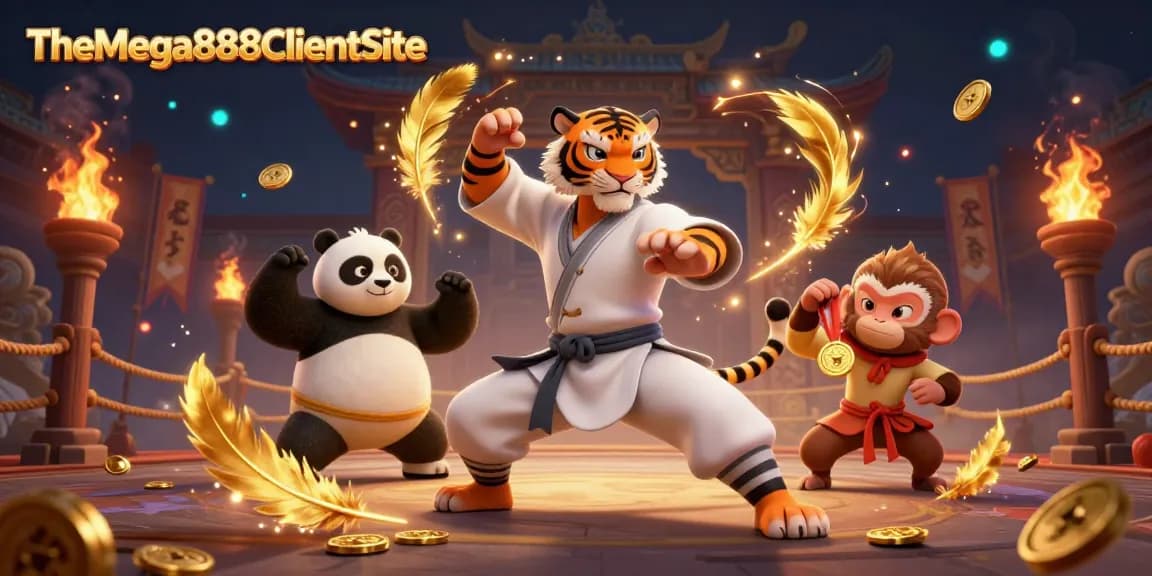 Engage in dynamic gameplay at TheMega888ClientSite with thrilling elements and cartoon characters.