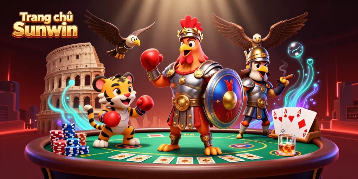 Experience thrilling gameplay at Trang chủ Sunwin with exciting poker action and vibrant casino visuals.