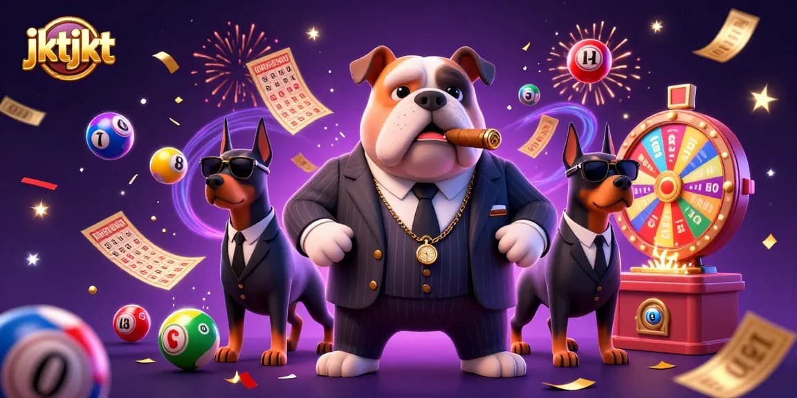 Menghadapi momen seru dengan contoh ilustrasi jktjkt yang memikat, menampilkan bola lotere dan kartu bingo yang berlimpah.