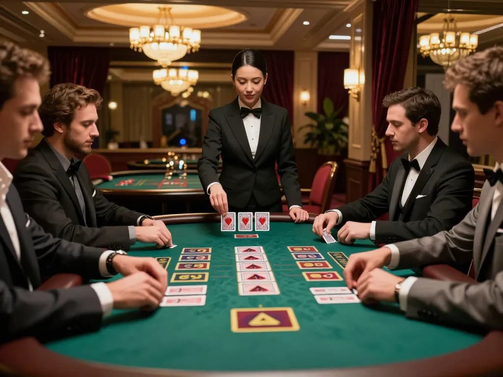 uu88 players engaging in a live baccarat game showcasing strategic betting techniques