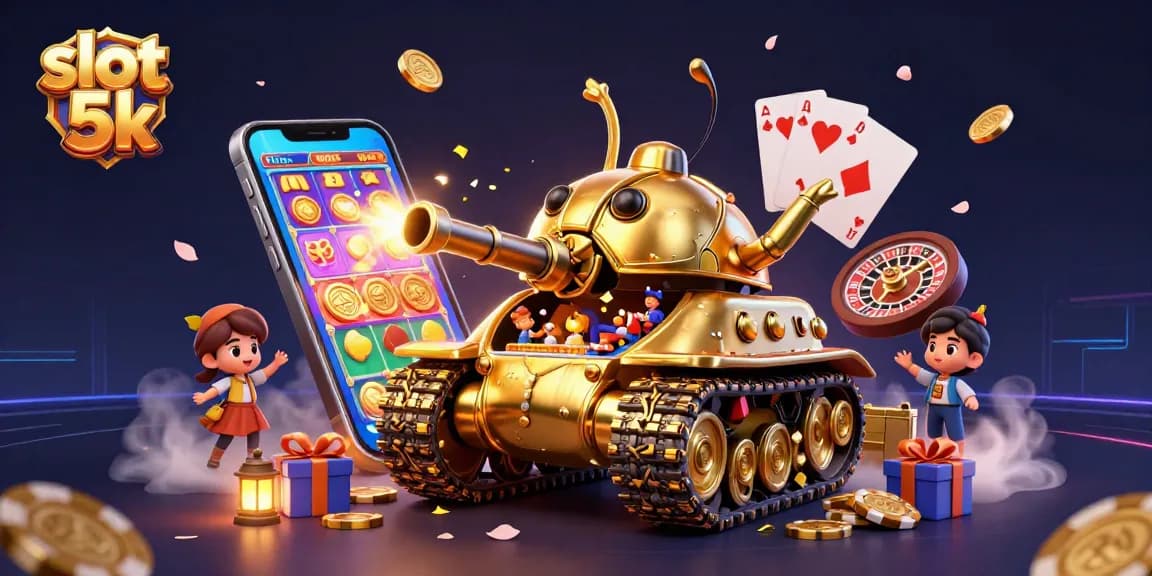Engage with slot 5k action in this vivid illustration featuring an imaginative casino tank.
