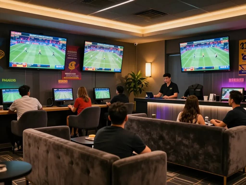 Join the excitement of situs smartcityhostels sports betting with dynamic screens and enthusiastic fans.