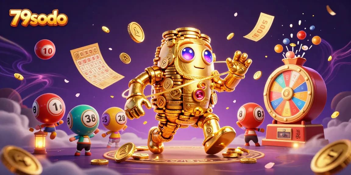 Join the excitement with 79sodo's vibrant gaming universe featuring colorful slots and dynamic lottery elements