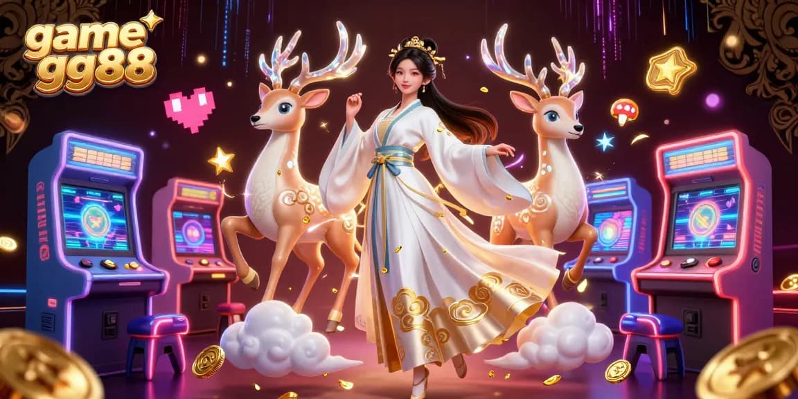 Experience thrilling gameplay with game gg88 in a vibrant casino scene featuring dynamic characters and engaging elements.