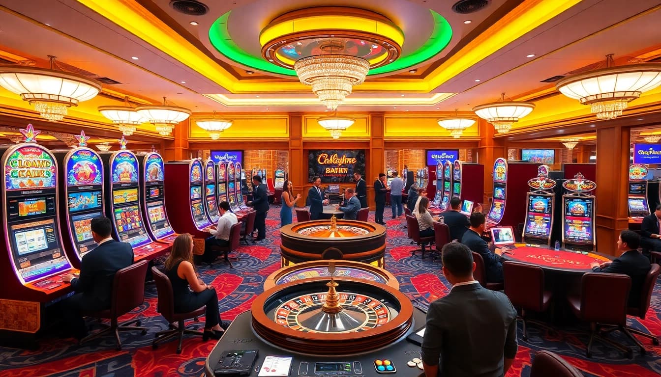 Experience the excitement of เว็บตรง SLOT888 with vibrant slot machines and thrilling gameplay.