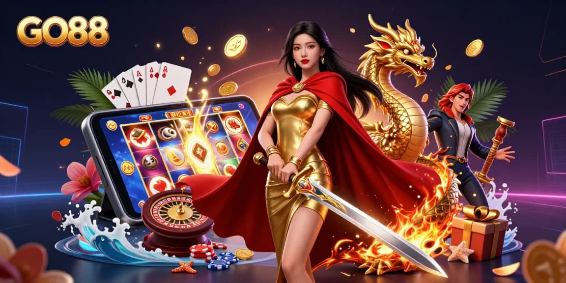 Experience the thrilling GO88 casino with dynamic gameplay and vibrant visuals.