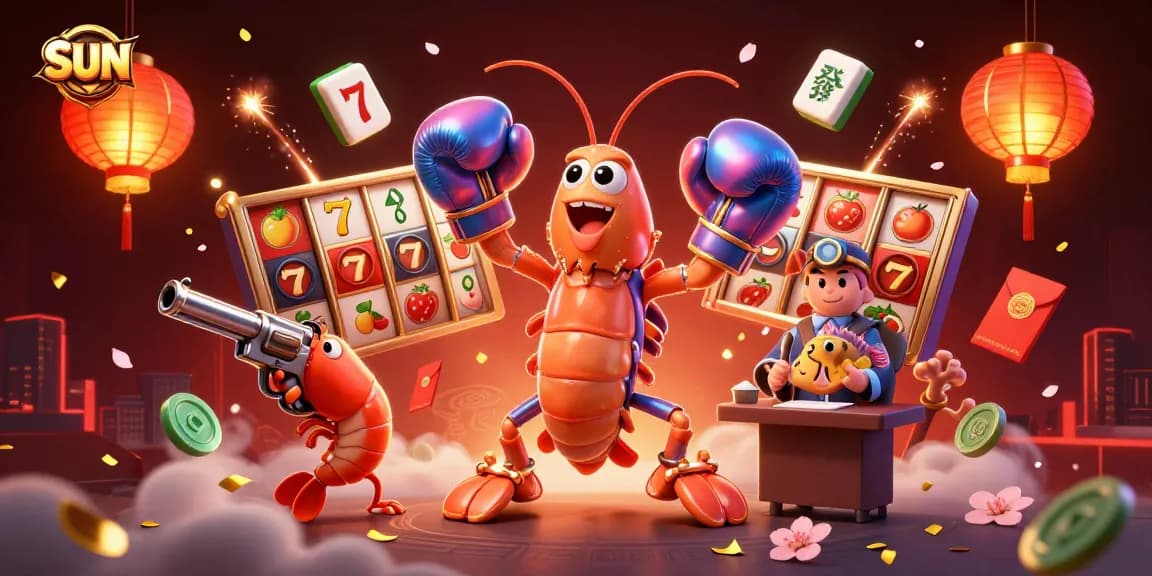 Spin to win with sun-themed gaming elements in a vibrant and dynamic casino scene.