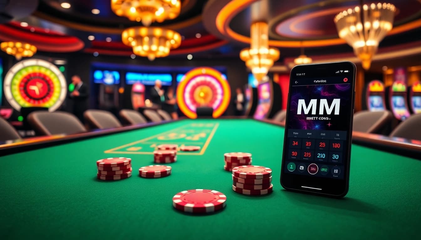 Play thrilling casino games at MM OO with lively poker action and vibrant slot machines.
