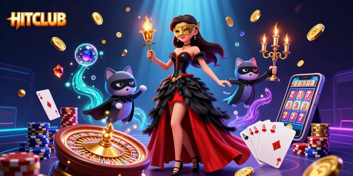Experience thrilling gaming at HITCLUB with stunning visuals of casino excitement and gameplay.