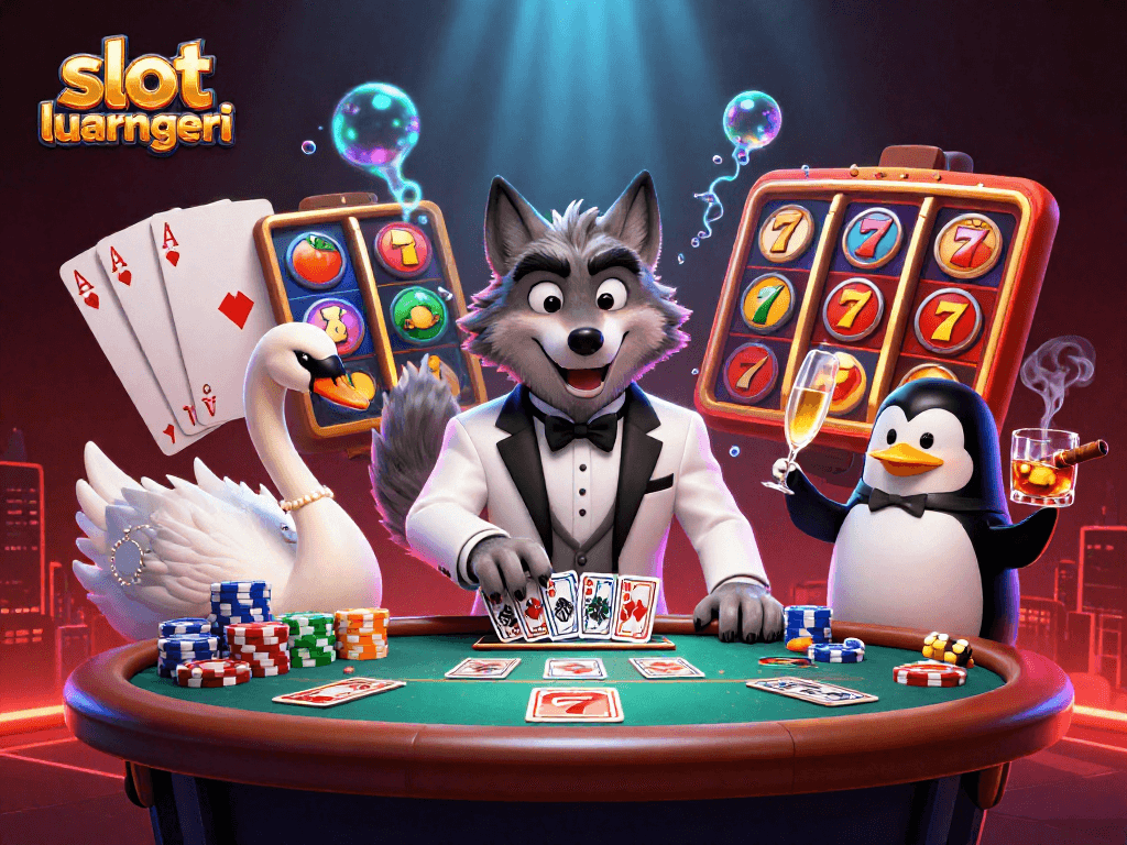 Experience thrilling gameplay at slot luar negeri with vibrant slot reels and charming characters.