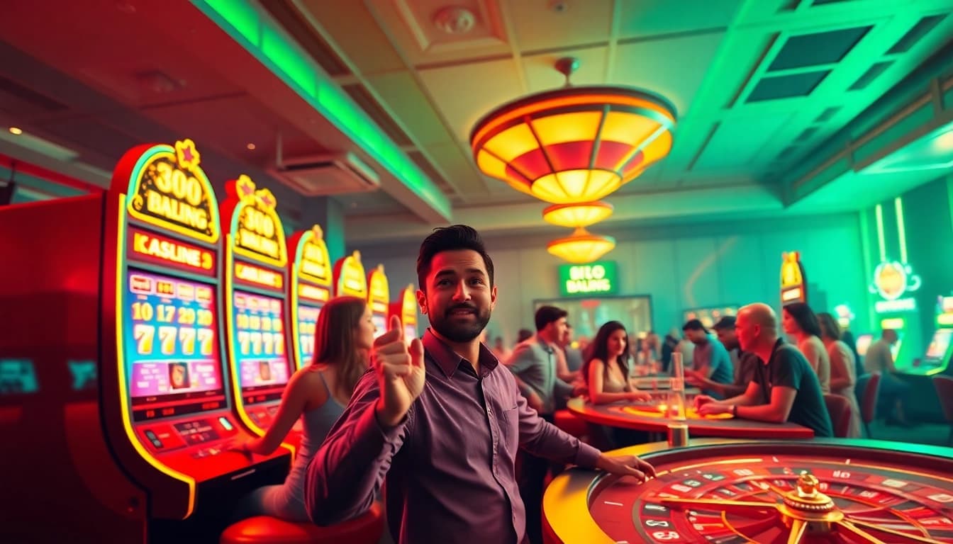 Exciting online gaming experience at b52clubn.com with vibrant casino atmosphere.