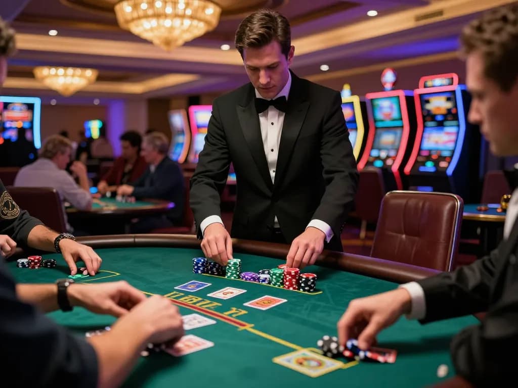 Experience the excitement of data hk blackjack gameplay in a vibrant Las Vegas casino setting