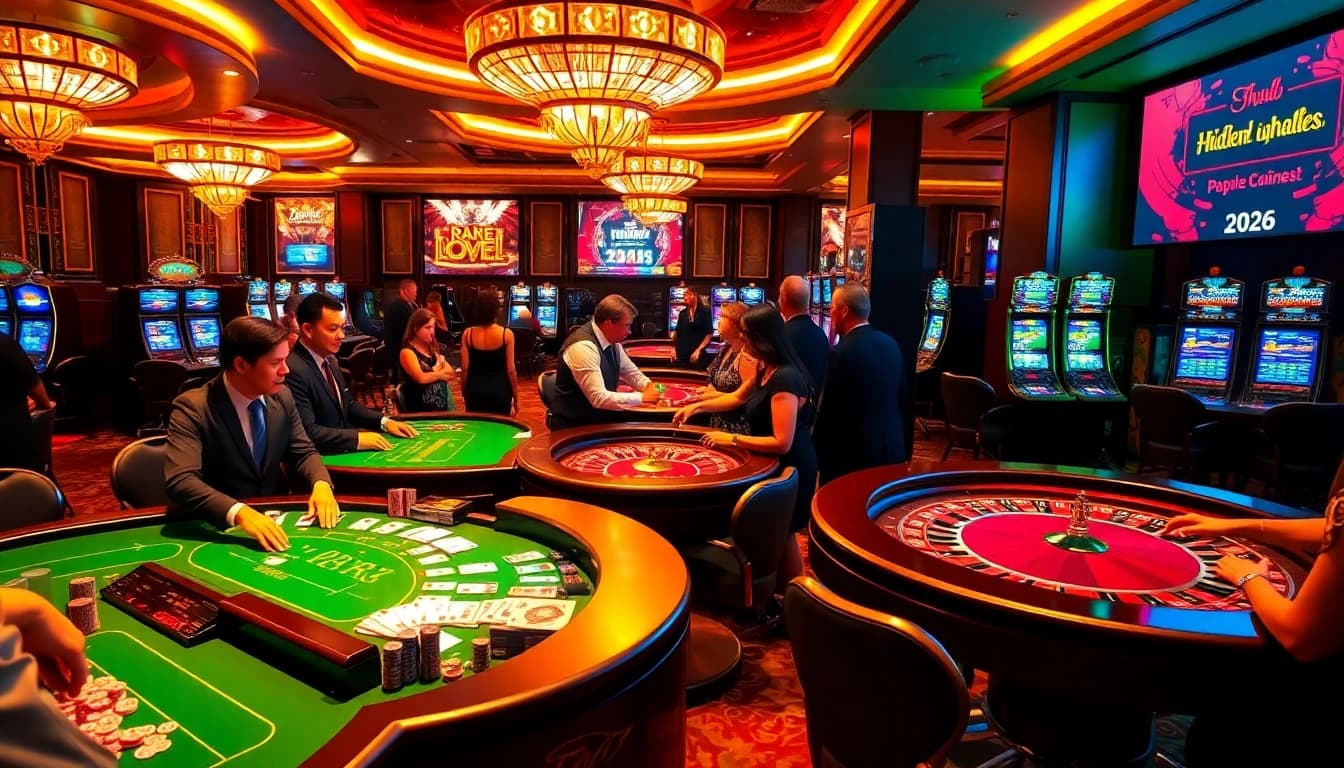 Engaging players at casino tables with the hidden wiki 2026 backdrop, amidst vibrancy and excitement.
