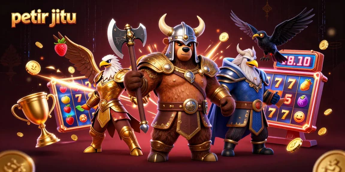 Gali keberuntungan di petir jitu dengan slot bergambar beruang Viking dan elang Valkyrie yang dinamis.
