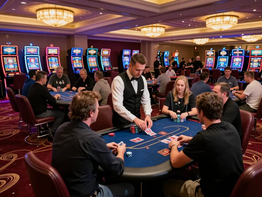 Join the excitement at rik vip with vibrant poker gameplay, players engaged around the tables