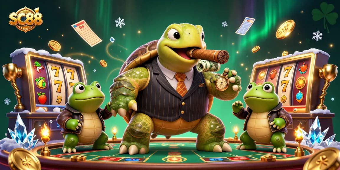 Experience thrilling casino action with SC88 and its vibrant visuals featuring lively characters and dynamic slot elements.