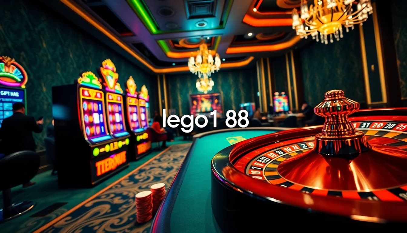 Experience the thrill of winning with lego138 at a vibrant casino featuring an engaging slot machine.