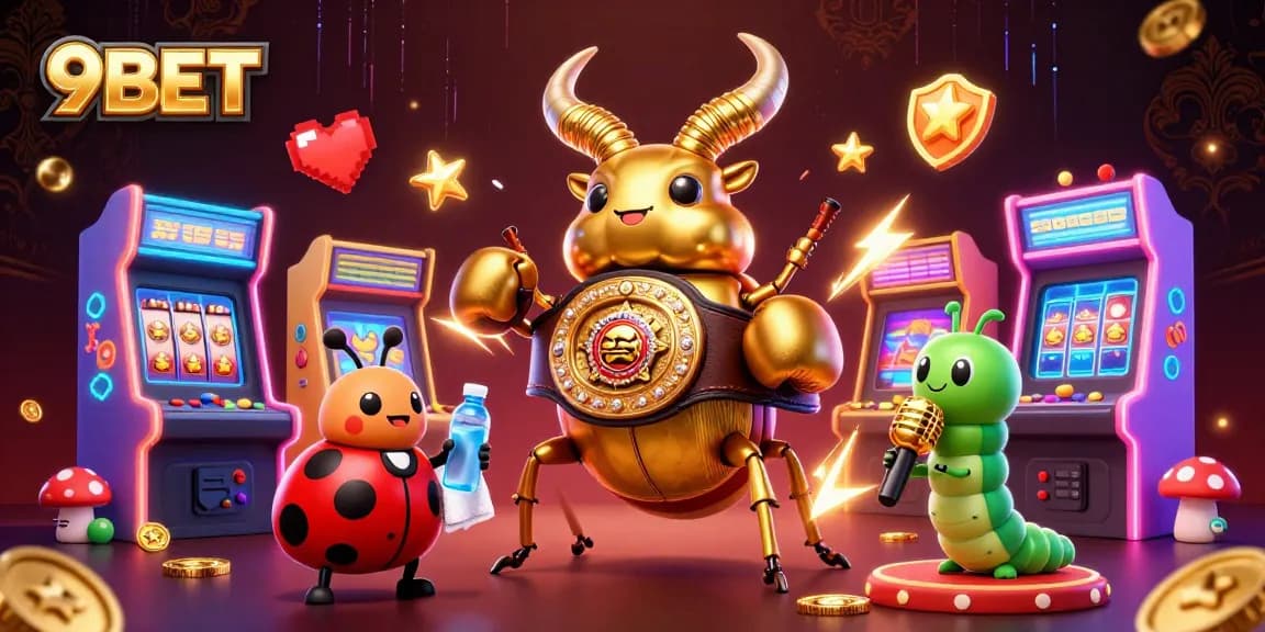 9BET offers thrilling slot experiences with vibrant 3D characters and exciting gameplay elements.