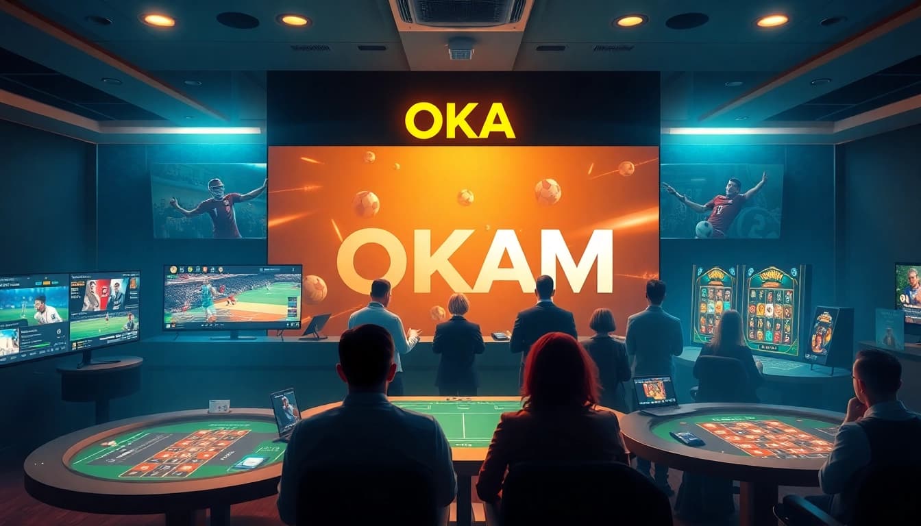 Experience OKATM, the top online betting platform in Asia, showcasing diverse gaming options and a user-friendly interface.