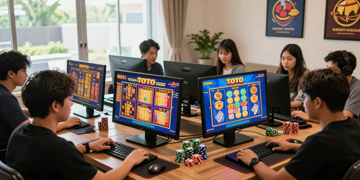 Players enjoying online gambling at ngamenjitu with engaging slot games and vibrant atmosphere.