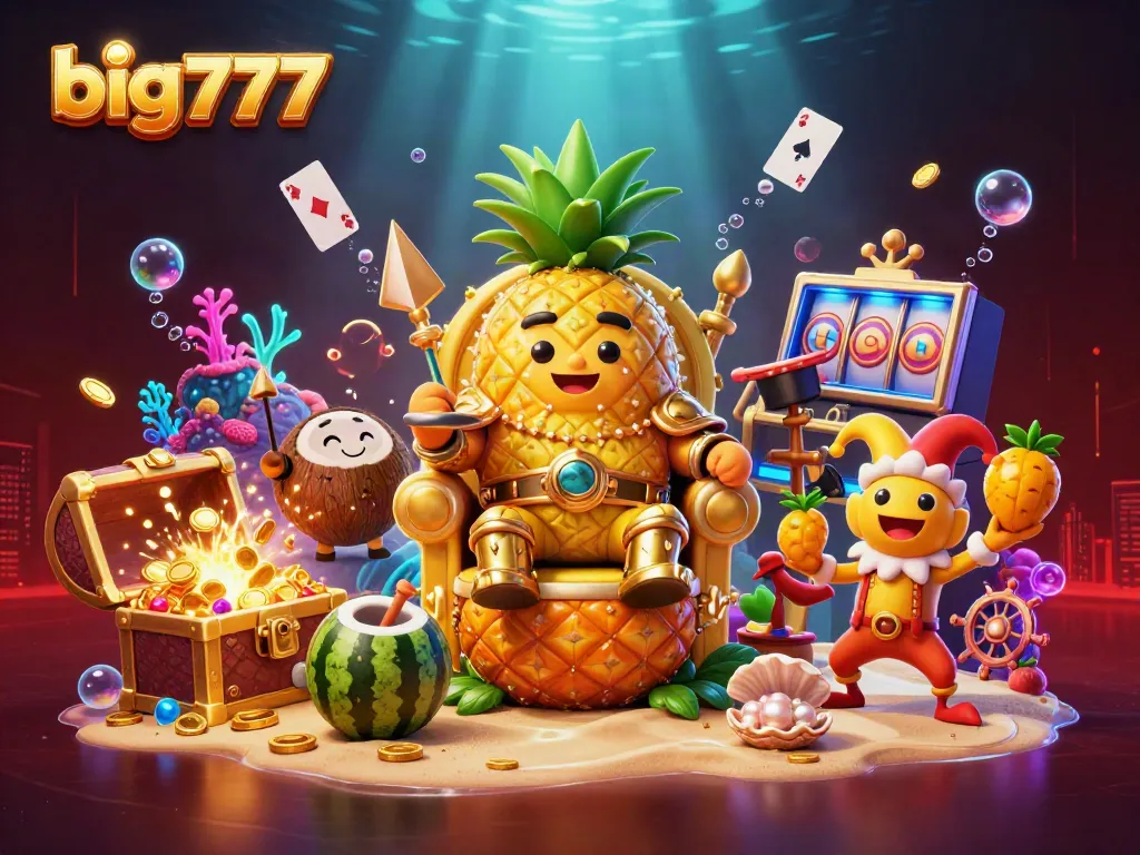Spin the reels in the big777 casino with vibrant characters and rich visual elements.