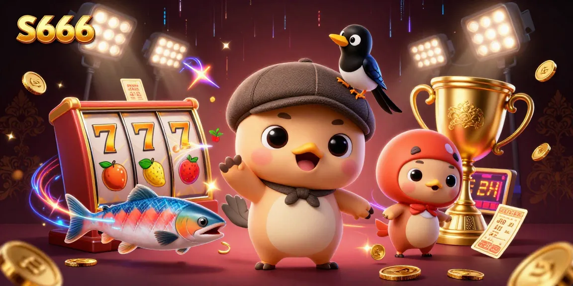 S666 offers players dynamic casino experiences with playful characters amidst rich slot gaming elements.