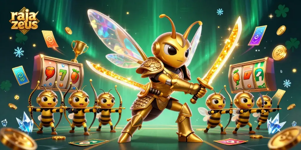 Menghadirkan raja zeus dalam permainan slot dengan jackpot dan simbol beruntung untuk menjadi pemenang.