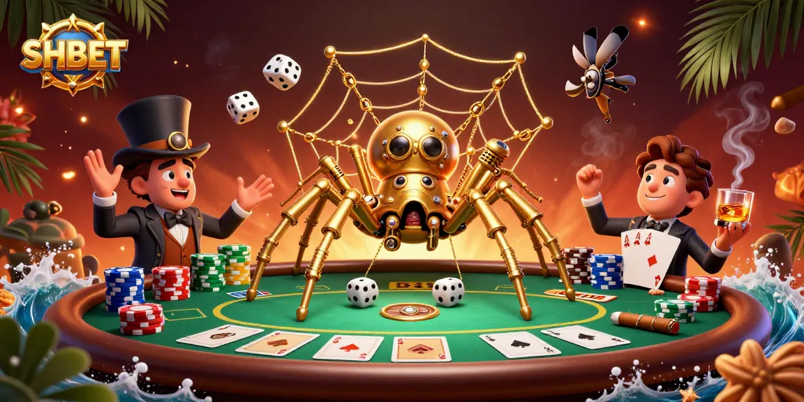 Win big at SHBET with a thriving casino scene filled with steampunk charm and poker action.