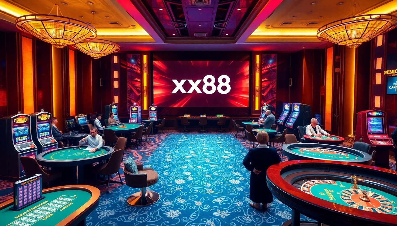Experience the excitement at nhà cái xx88, where vibrant slot machines and card games await.