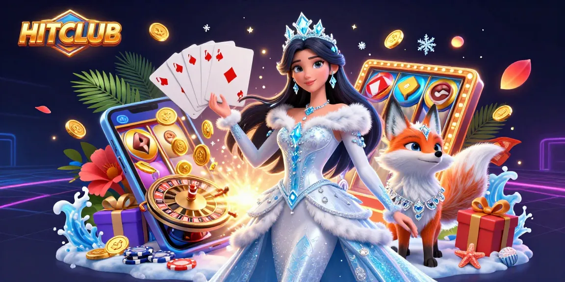 Engage in winning fun at HITCLUB with vibrant slot games and exciting casino elements.