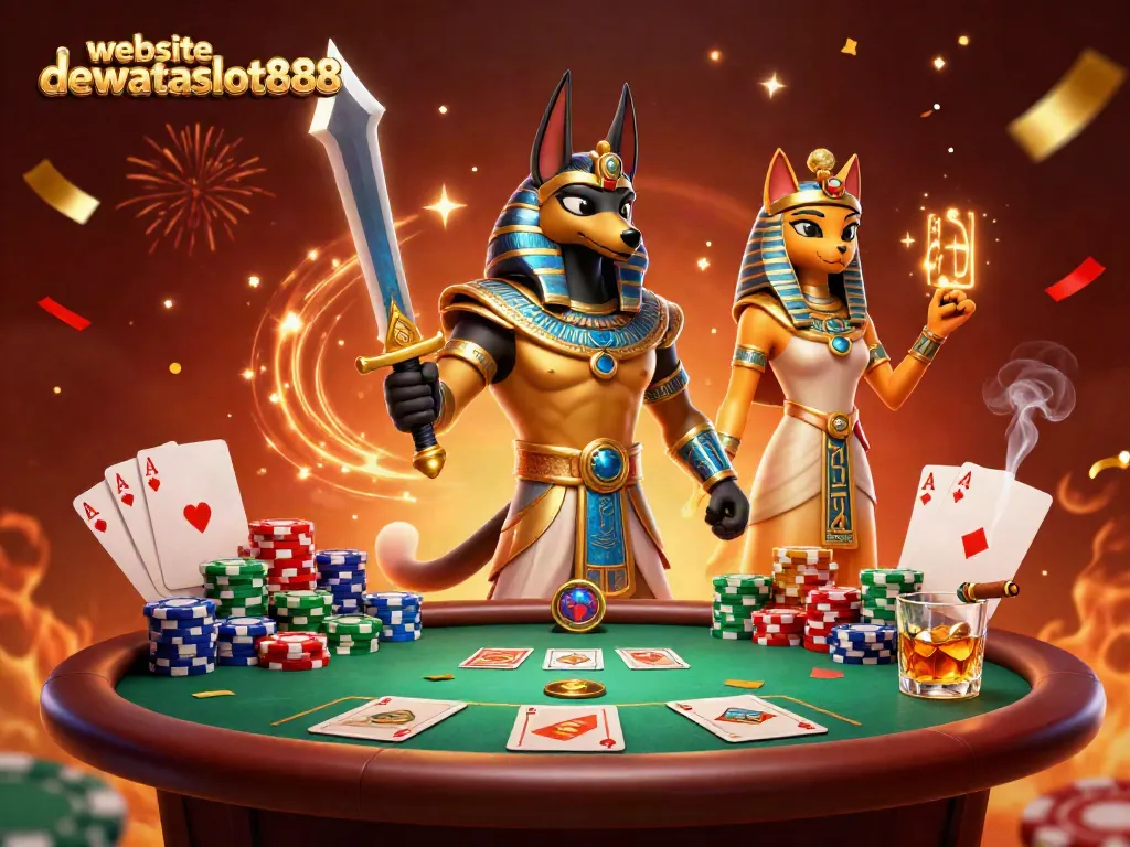 Menangkan taruhan di website dewataslot888 dengan ilustrasi kasino real-time yang kaya warna.