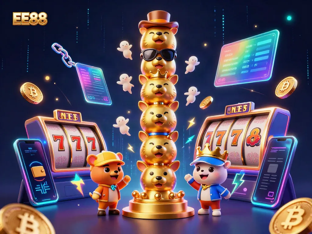 Experience the vibrant world of EE88 with dynamic characters and casino elements enriching your gameplay.