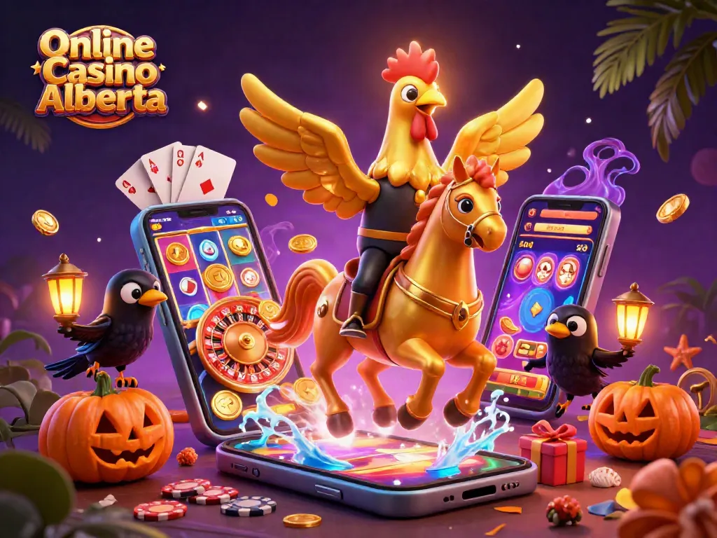 Experience thrilling gameplay at Online Casino Alberta with vibrant characters and dynamic game elements.