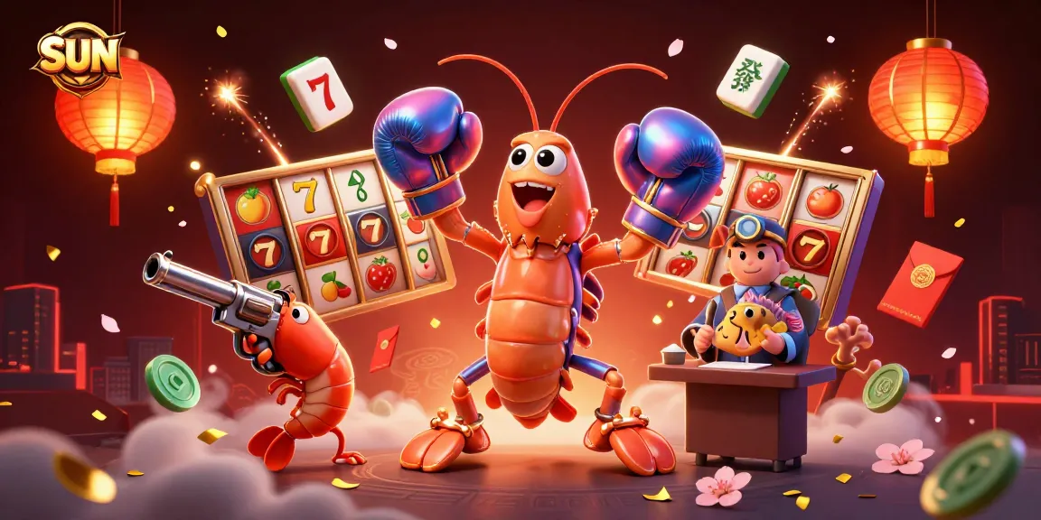 Spin to win with sun-themed gaming elements in a vibrant and dynamic casino scene.