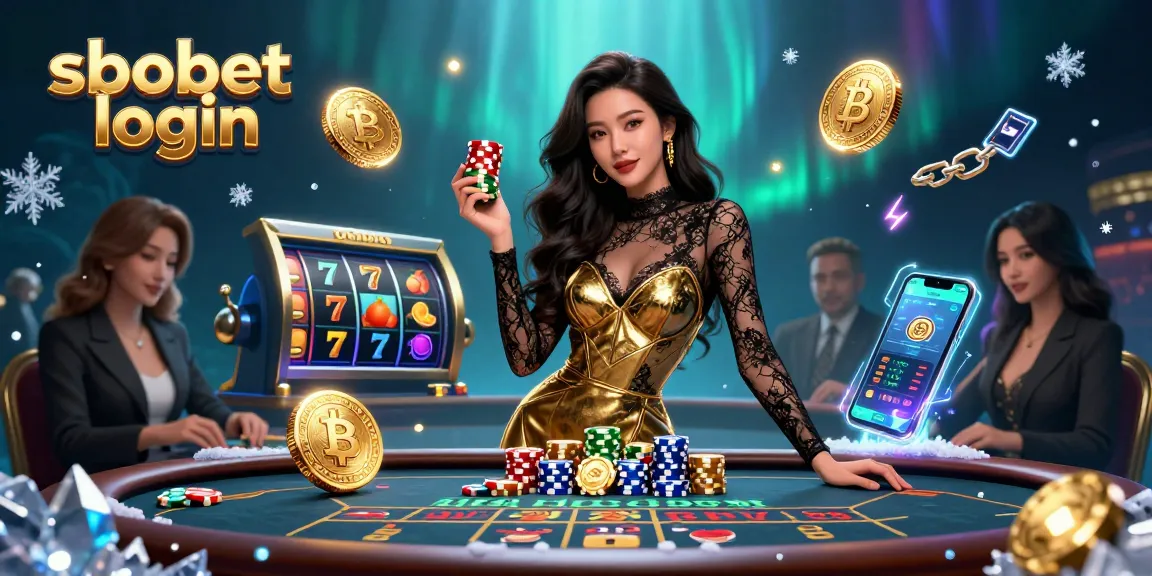 Experience sbobet login excitement at a high-stakes baccarat table with our immersive casino illustration.