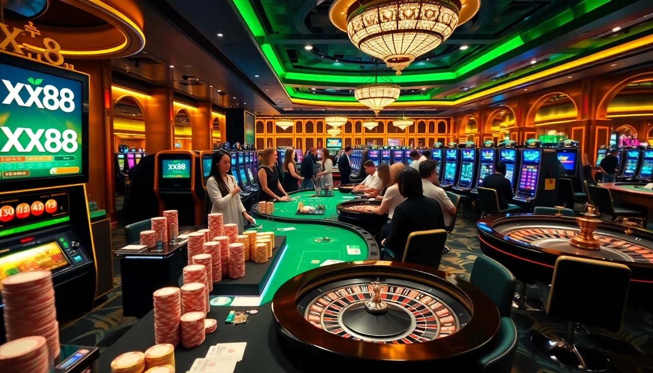 Experience the thrill of xx88 with vibrant casino floors and engaging gaming action.