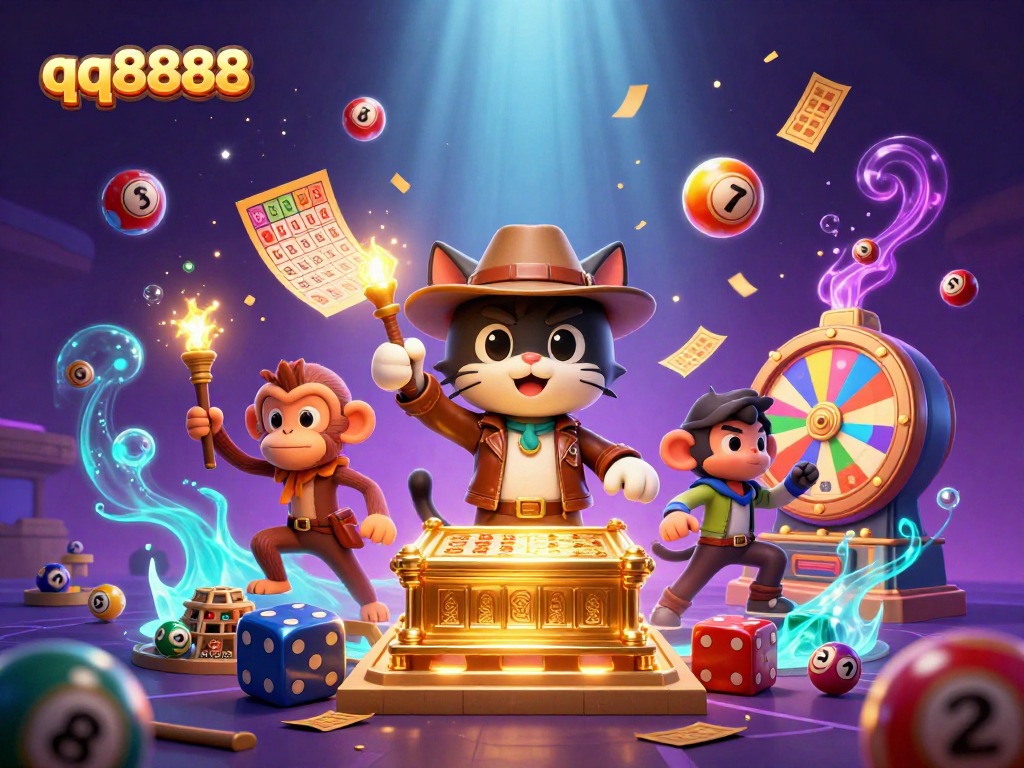 Experience thrilling moments at qq8888 while discovering golden casino artifacts in a vibrant gaming scene.