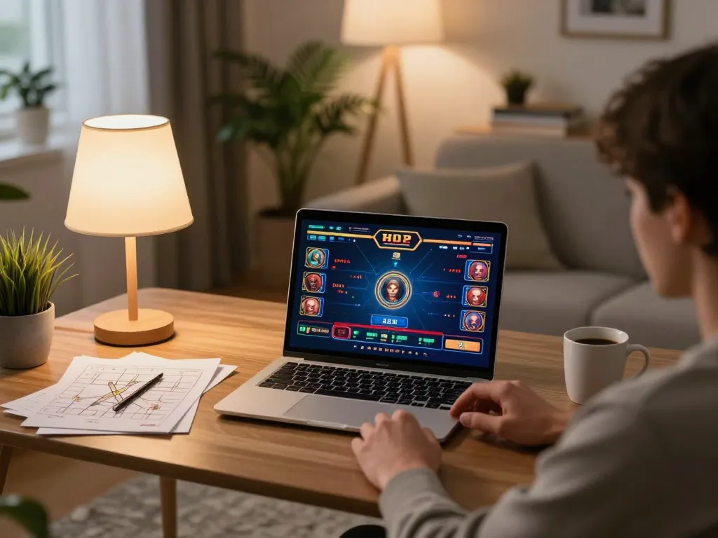 Engaging in online gambling at home using link vào SC88 for a safe and enjoyable experience.