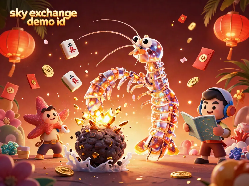 Experience the excitement of sky exchange demo id with vibrant 3D elements showcasing dynamic gaming action.