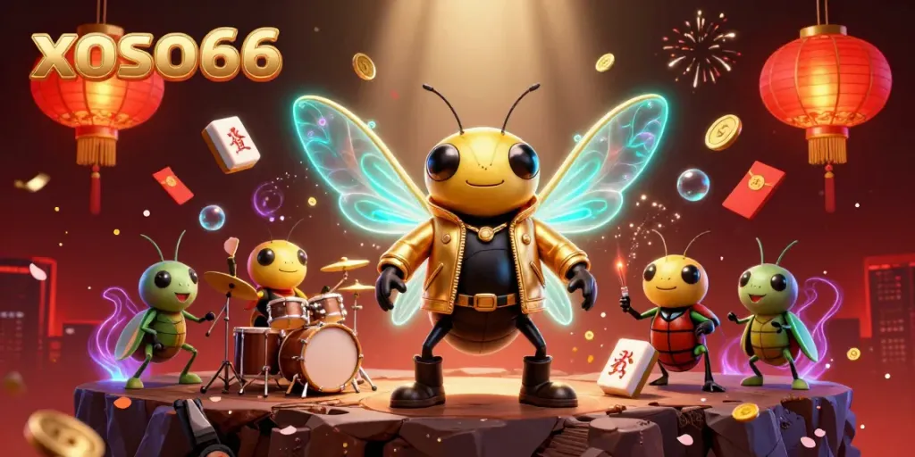 Experience thrilling gameplay at xoso66 with vibrant characters and dynamic casino elements.