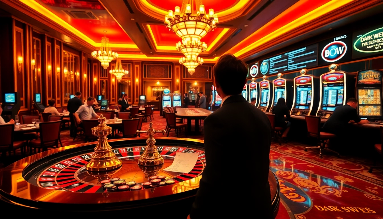 Experience excitement and opulence with hidden wiki 2026 gambling elements in a vibrant casino scene.