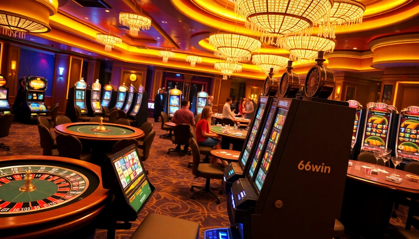Player celebrating a win on the 68win slot machine in a vibrant casino setting.