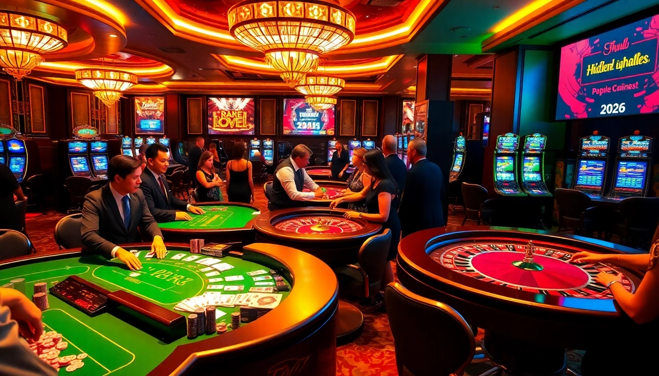 Engaging players at casino tables with the hidden wiki 2026 backdrop, amidst vibrancy and excitement.