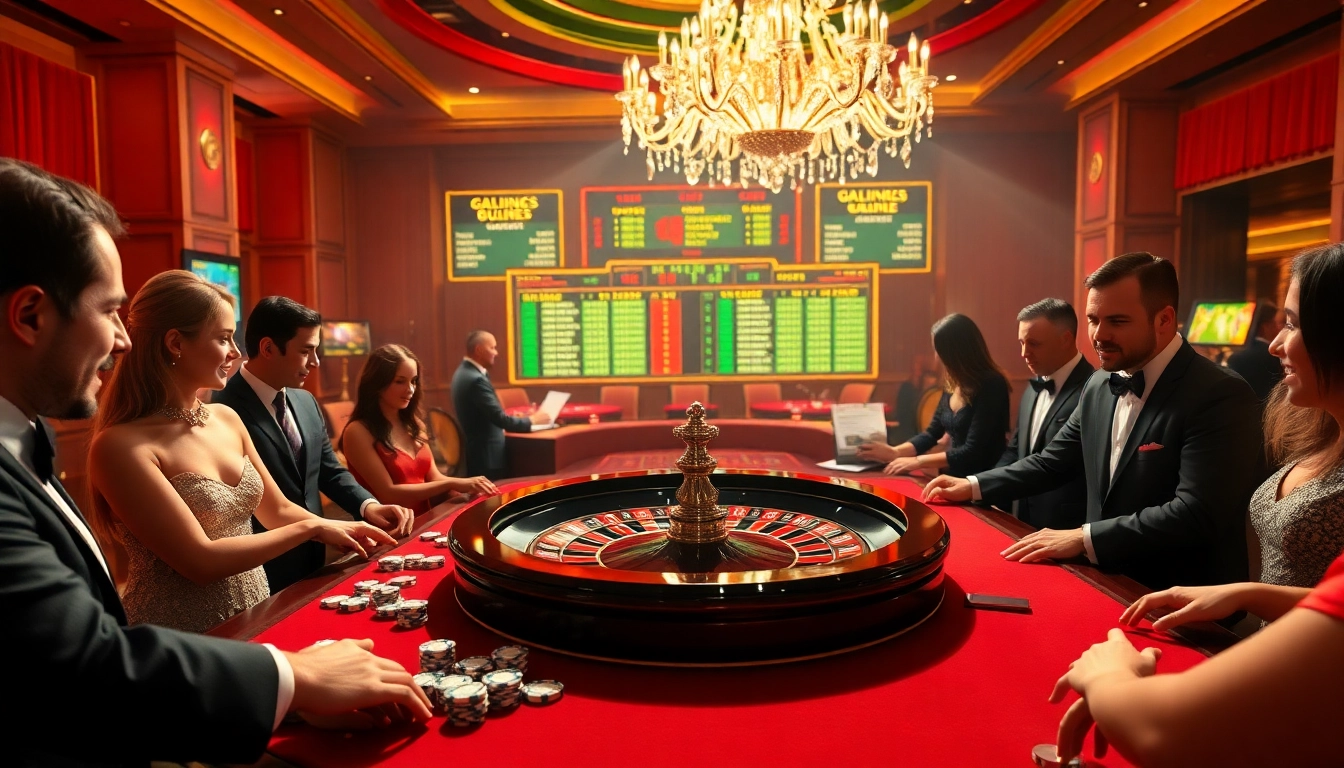 Experience the luxury of rr88wang.com with players enjoying roulette at an upscale casino.