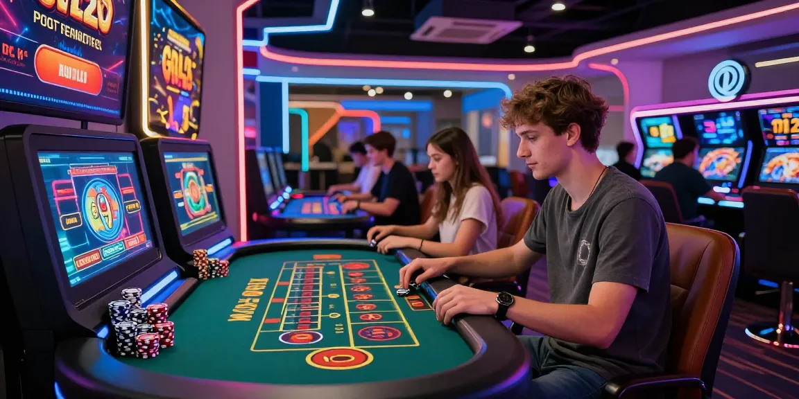 Exciting gaming atmosphere at rokok 88 online casino with colorful lights and engaging roulette game.